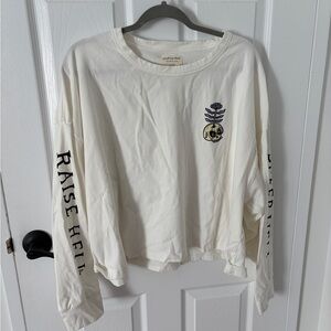 Octopied Mind White Long Sleeve Tee